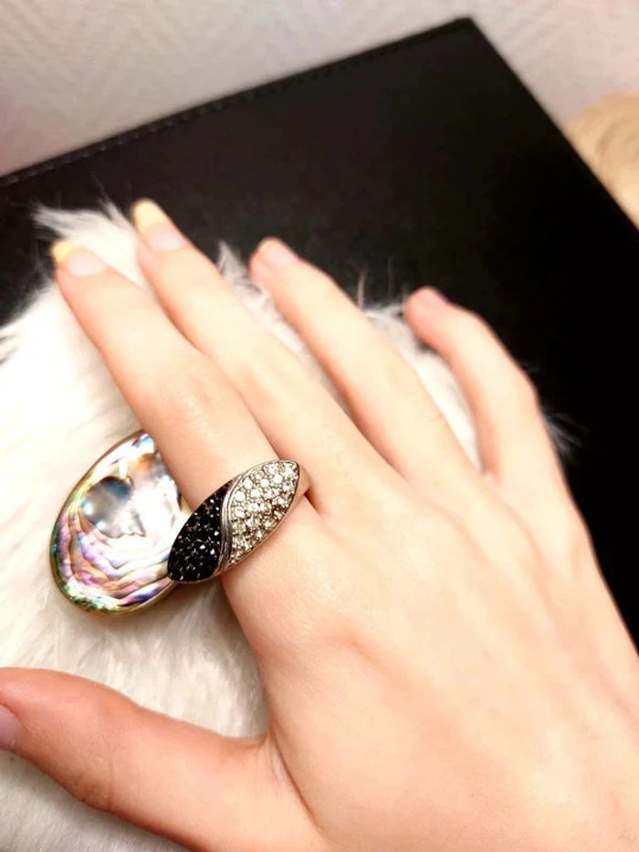 Magnifique bague style vintage cocktail taille 55 - photo numéro 3