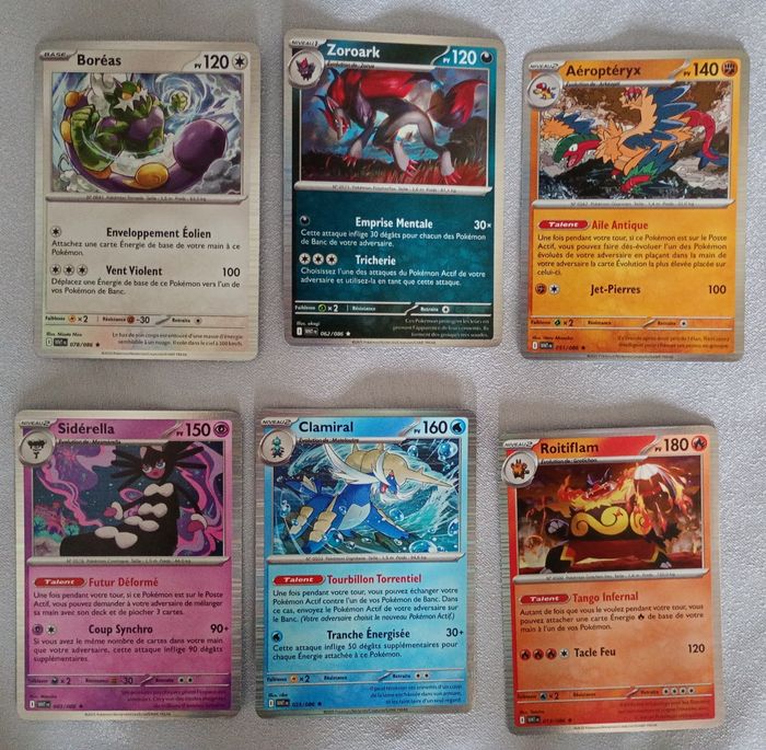 Lot de 80 cartes Pokémon Pokéball/Rev/Holo/Co EV10.5 Flamme Blanche Sans double 🇫🇷 - photo numéro 8