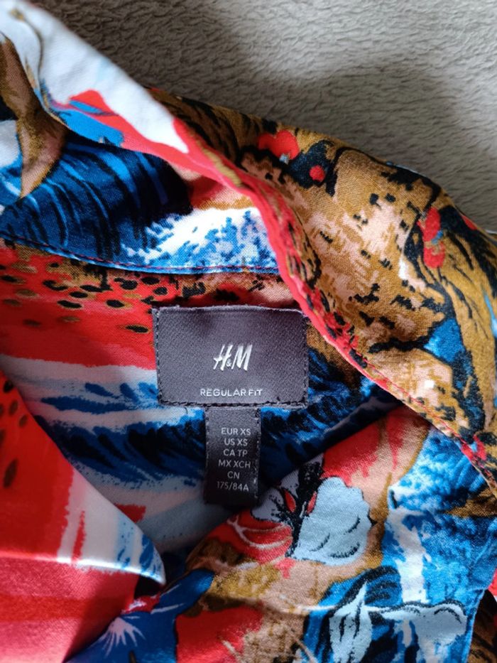 Chemise hawaïenne H&M taille xs - photo numéro 3