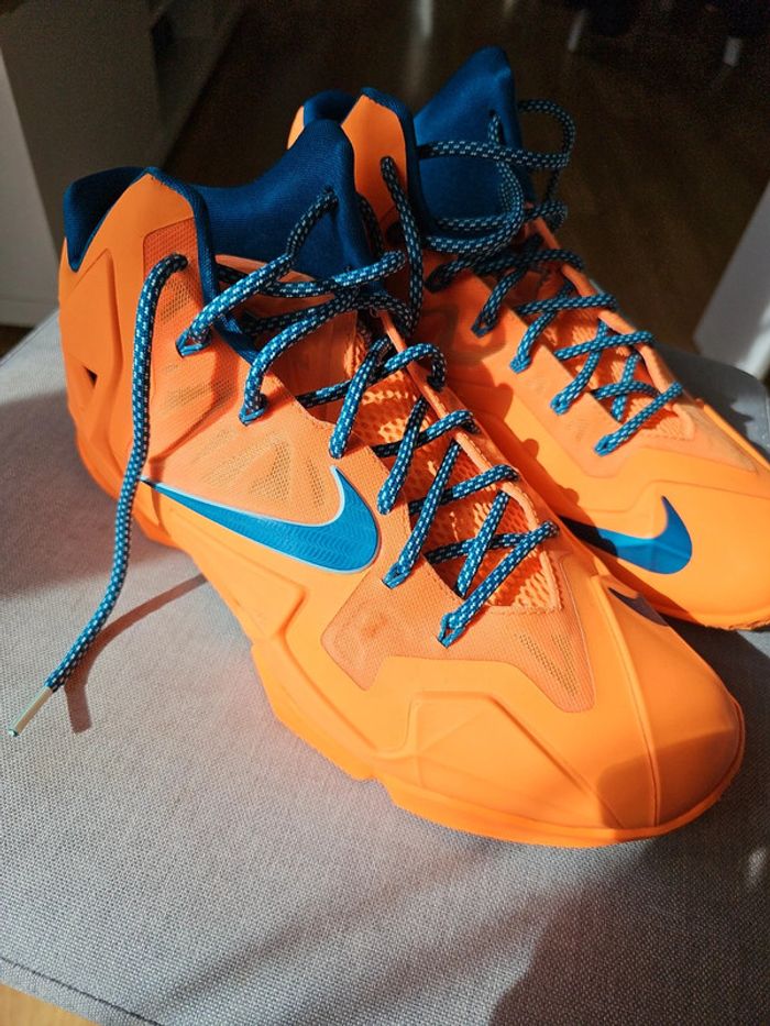 🔥Rare🔥Nike Lebron XII Atomic Orange T.44 🏀 - photo numéro 3