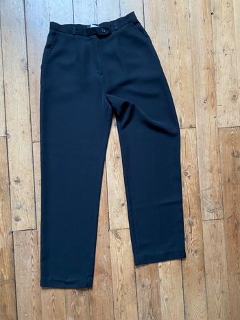 Intemporel pantalon noir petit 40 Agnès Flo