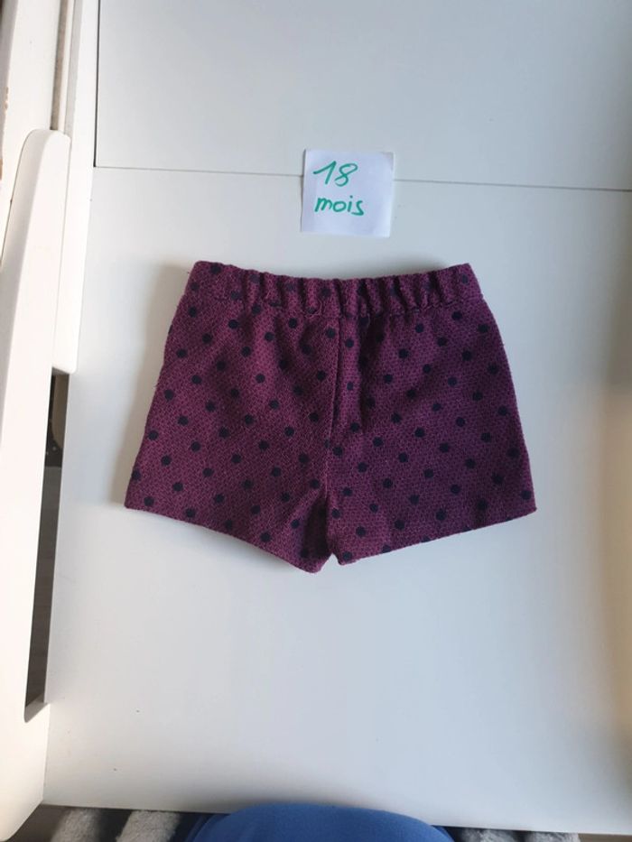 Short mi-saison à pois - photo numéro 2
