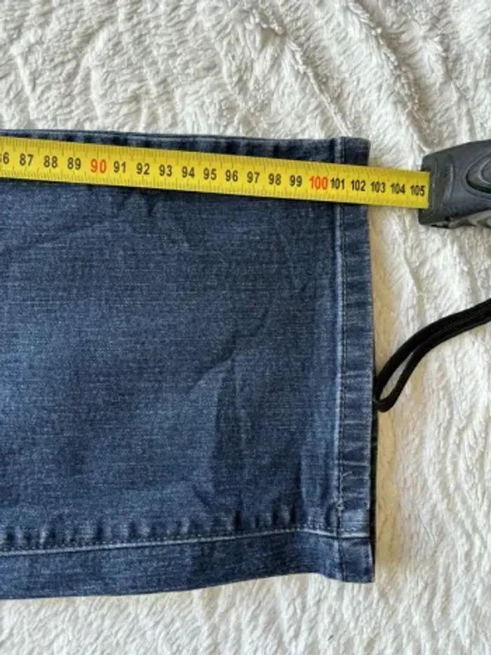 Jean Levi’s 505 Straight femme – taille 42/44 XL/2XL bleu foncé mi taille Modèle US rare - photo numéro 19