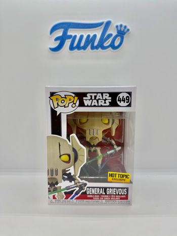 Funko Pop Star Wars General Grievous 449 Hot Topic 🇺🇸