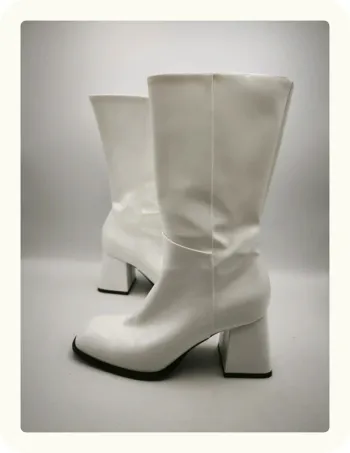 Bottes hautes cuir verni femme Garrice Taille 35