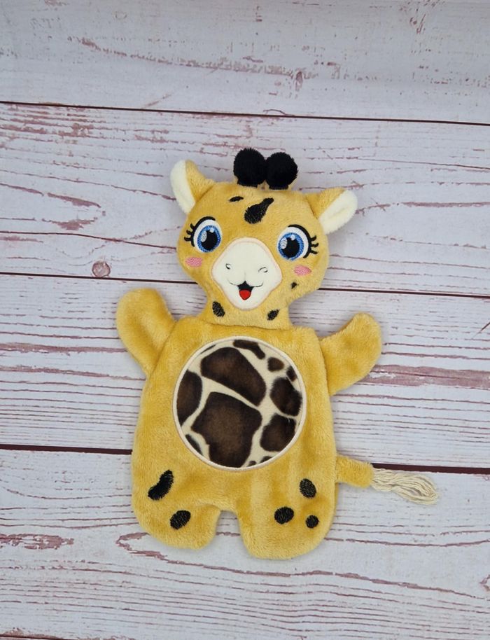 Joli doudou plat Girafe - photo numéro 2