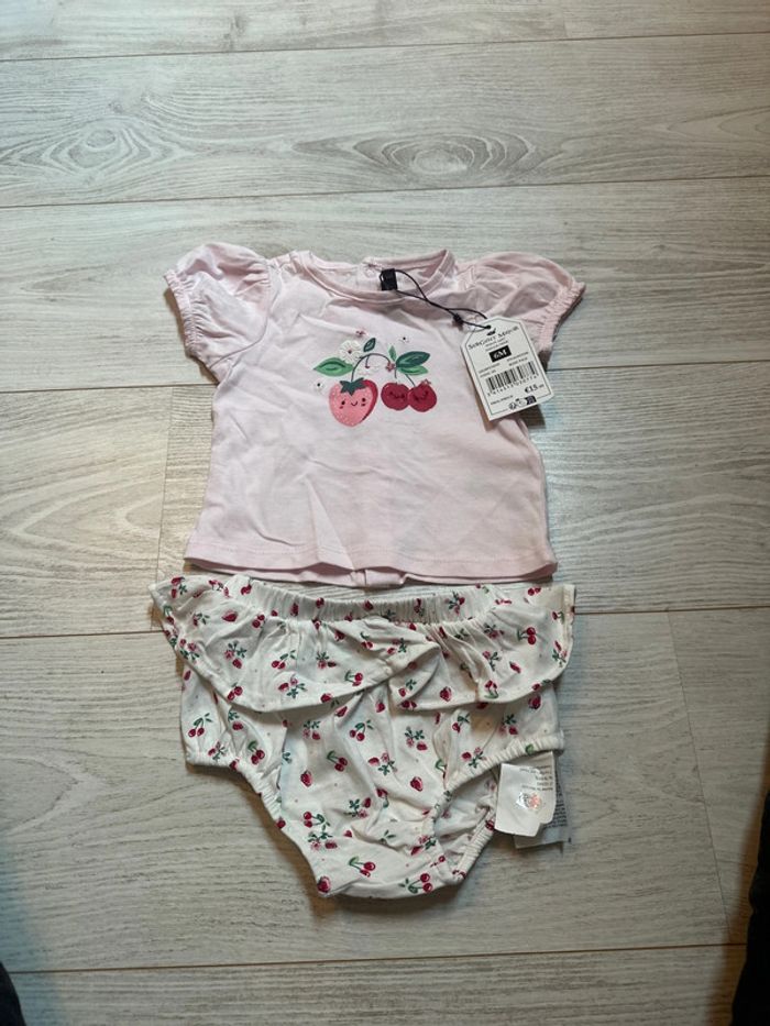 Ensemble t-shirt culotte 6 mois sergent major