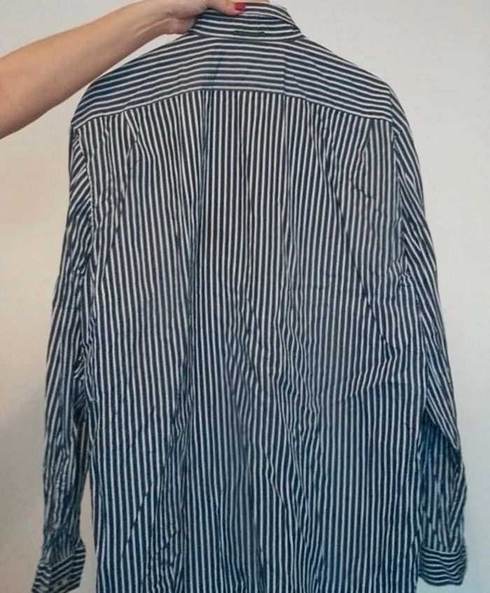 Chemise rayée Lacoste homme taille 45 - photo numéro 3