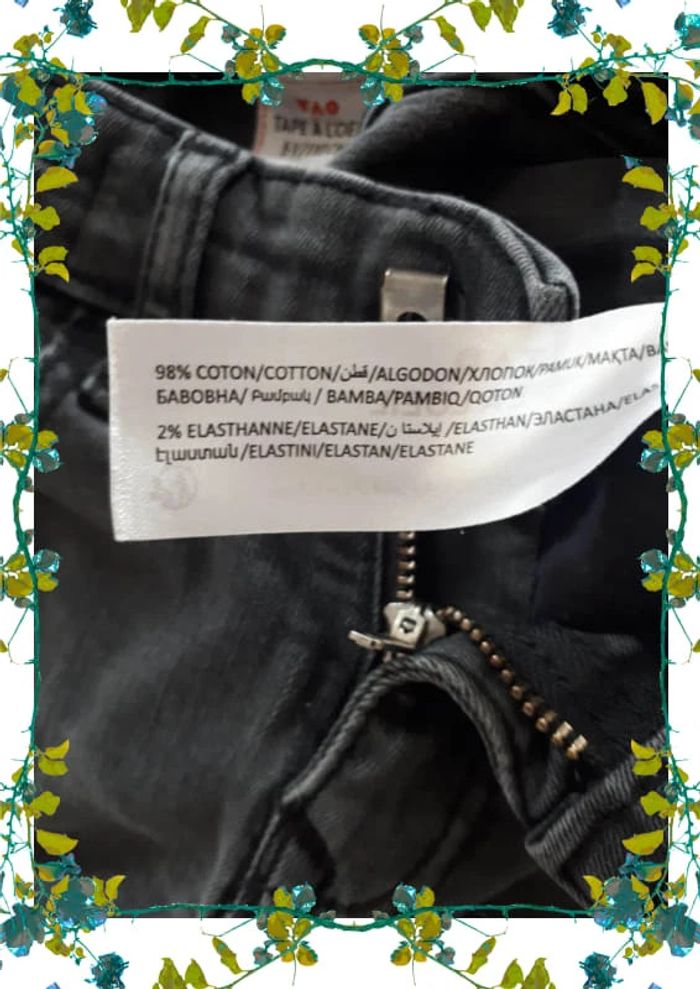 Jeans taille ajustable a strass 5 ans - photo numéro 7