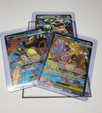Trio cartes Méga évolution Mega Kangourex ex 104, 164 & 182 NM