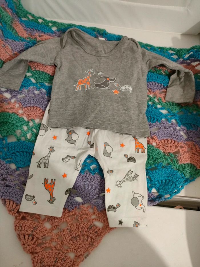 Lot 5 ensembles garçon, 0-3 mois - photo numéro 5