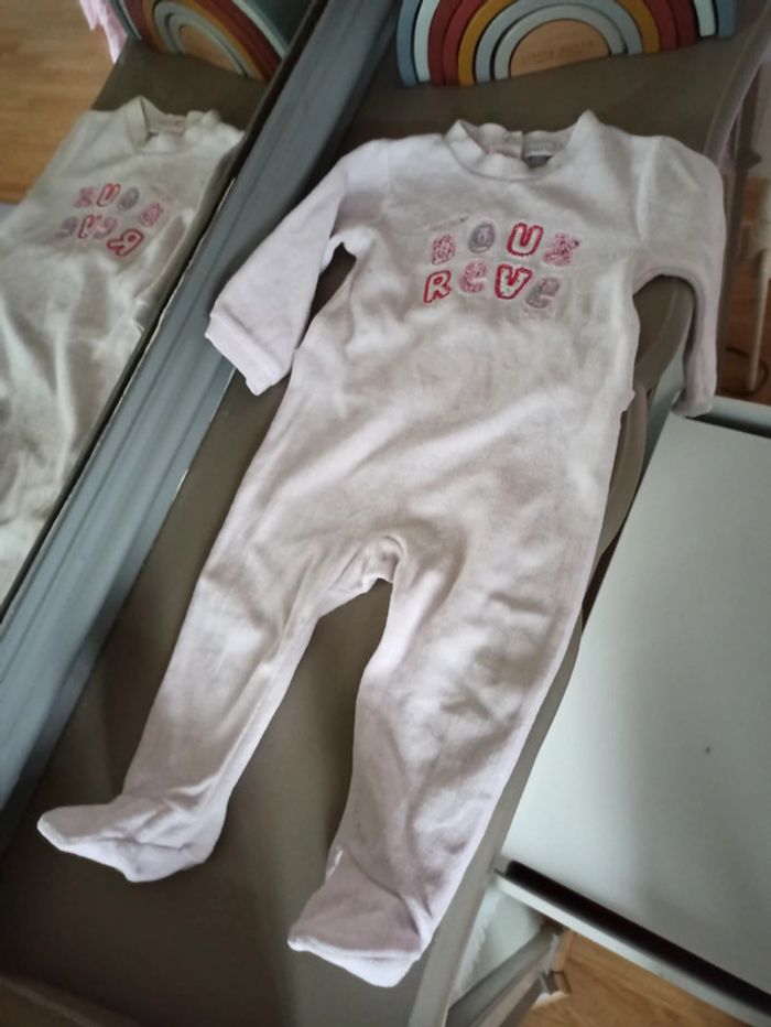 Pyjama rose 9 mois Absorba - photo numéro 2