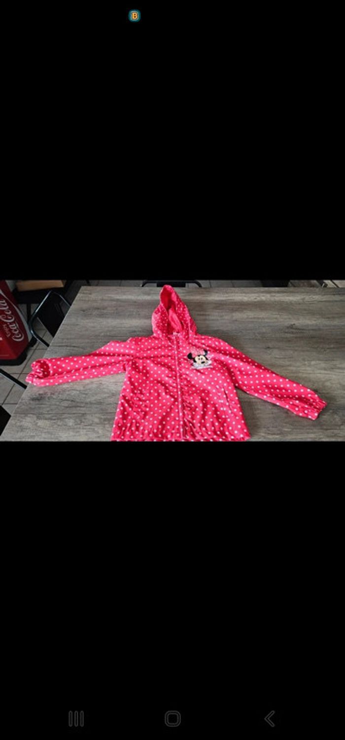 Veste impermeable fille minnie 6 ans