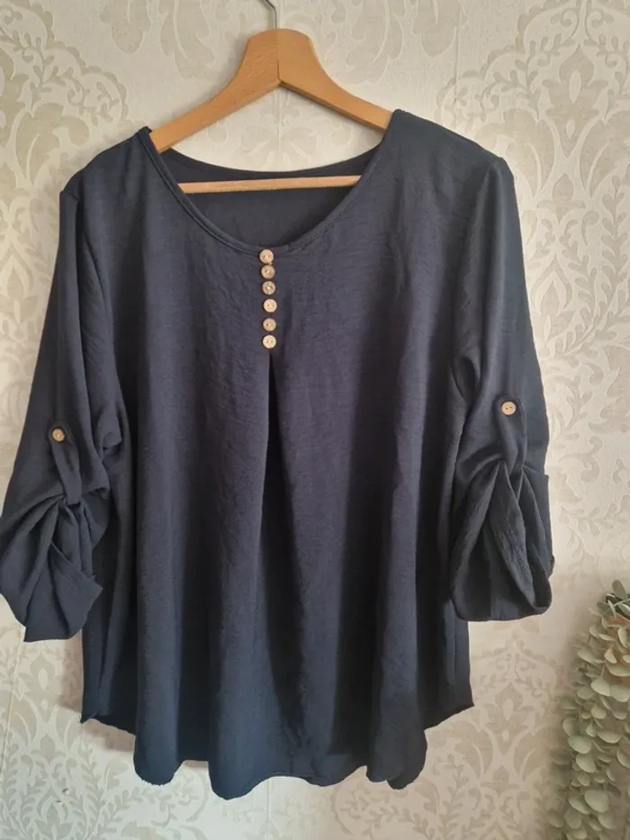 Blouse bleu marine