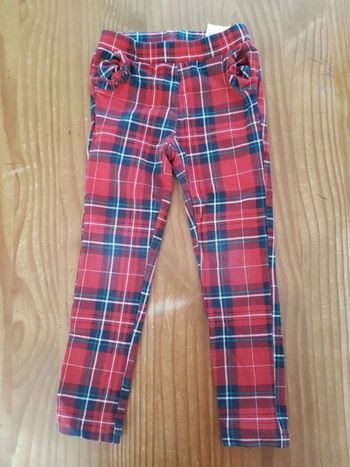 Pantalon/legging à motifs écossais