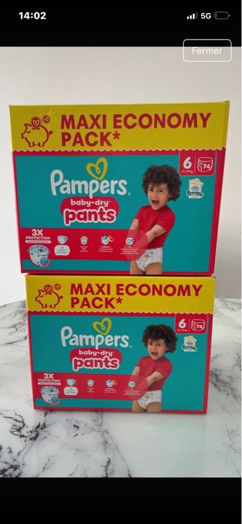 Lot pants pampers