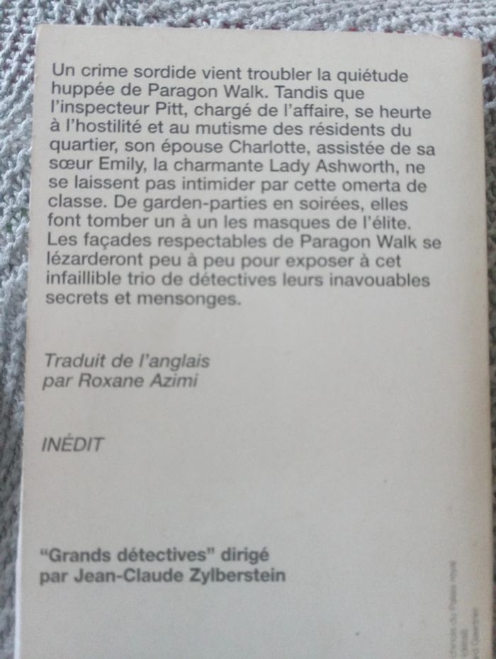 Anne Perry - Le crime de Paradon Walk - photo numéro 3