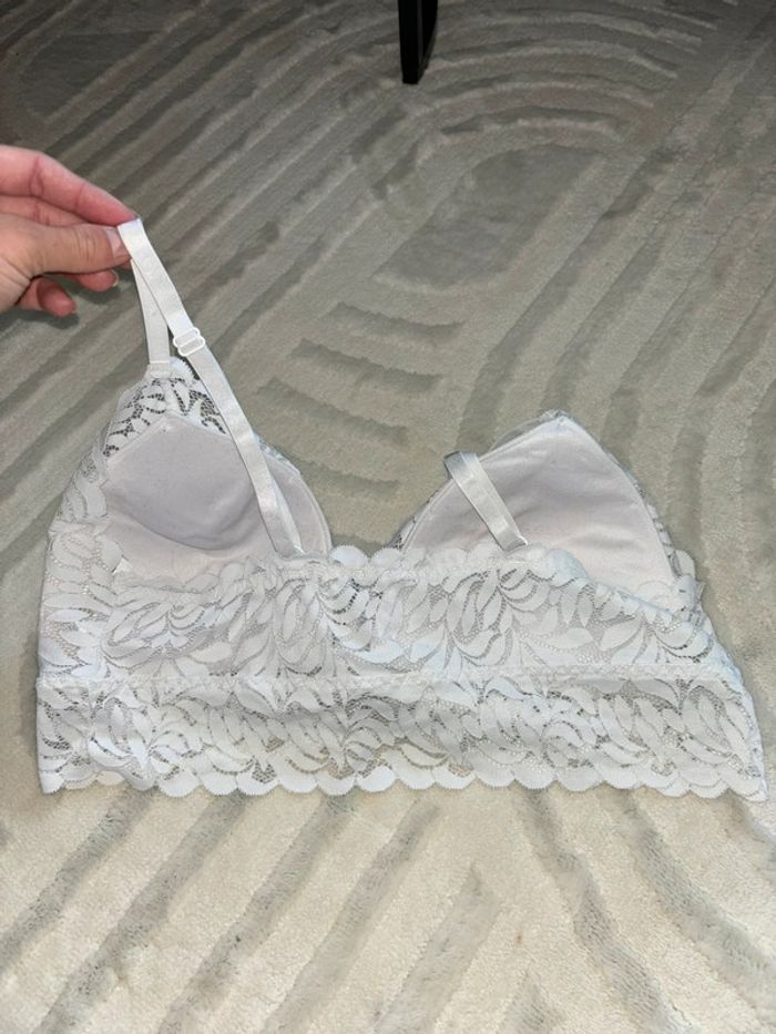 Soutien-gorge / brassière sans armatures blanc - photo numéro 5