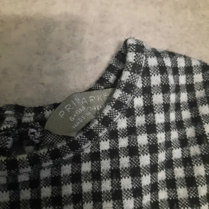Robe bébé à carreaux Primark – 6-9 mois 74cm - photo numéro 2