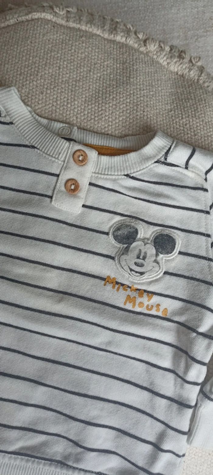 Pull marinière Mickey - photo numéro 2