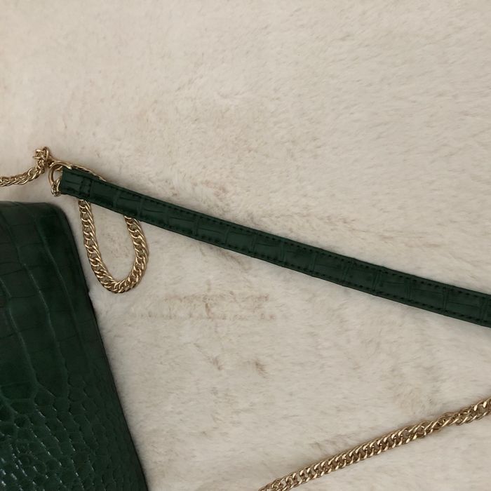 Sac vert sapin chaînette dorée - photo numéro 8