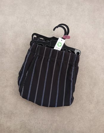 Lot de 2 slips noirs à rayures, neufs