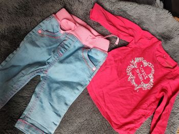 Ensemble haut et jean 6 mois