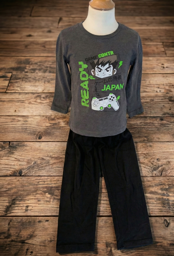 Pyjama Garçon Tissaia - 8 ans (128 cm) - Gamer / Jeux Vidéo 🎮