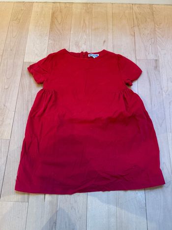 Robe en velours Jacadi 4 ans