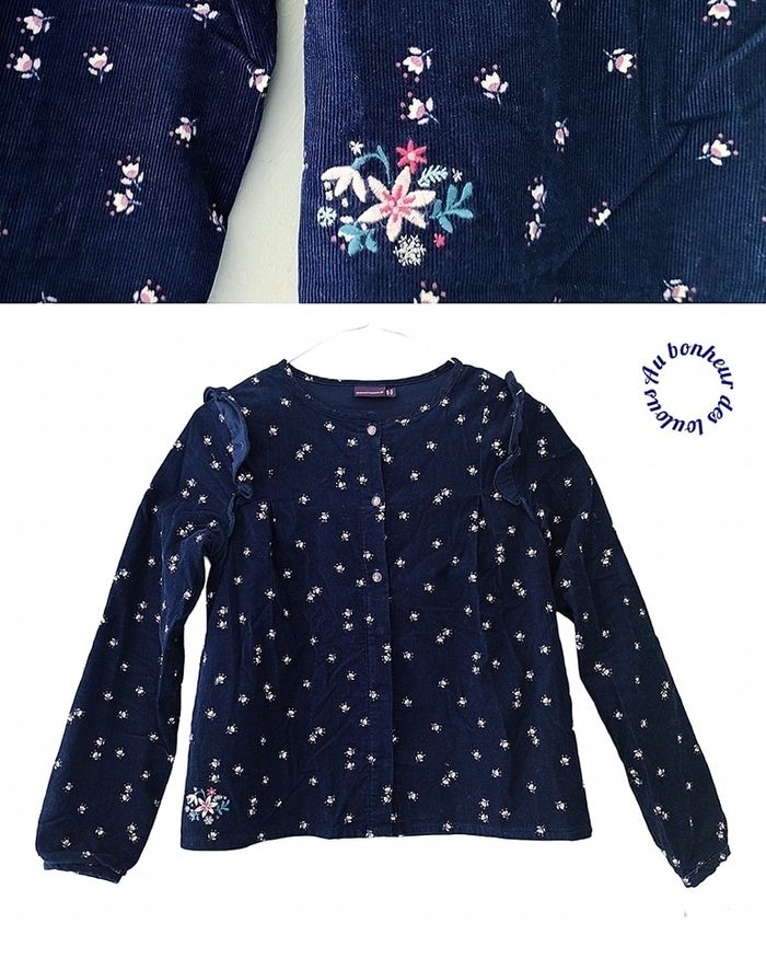 11 ans chemise côtelée sergent major