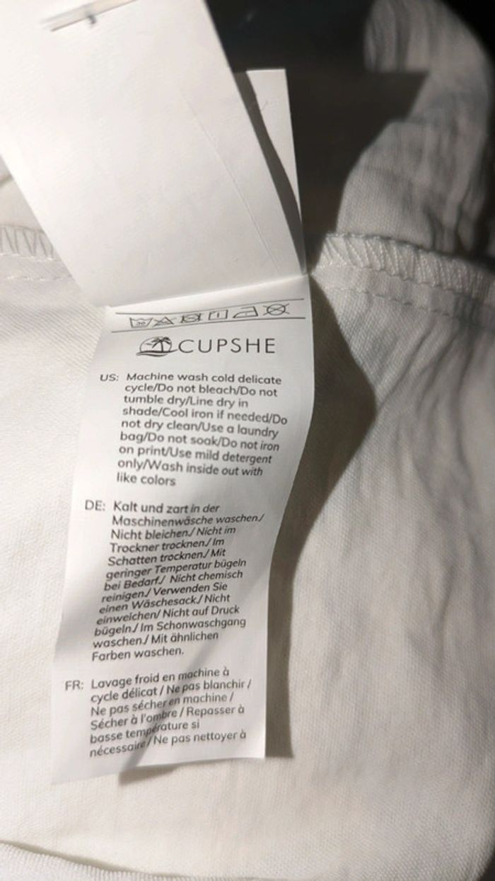 Haut blanc croisé devant taille S/38 jamais porté - photo numéro 13
