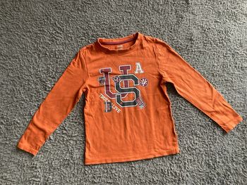 Teeshirt ML orange 6 ans