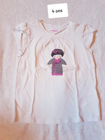 T-shirt vertbaudet 4 ans