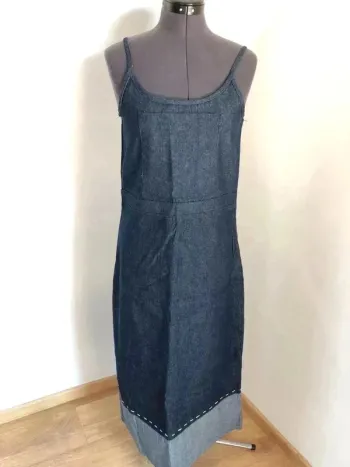 Longue robe en jeans 164cm