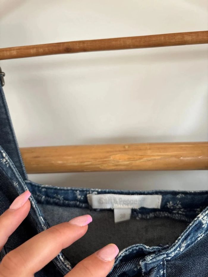 Robe en jean vintage taille 38 - photo numéro 3