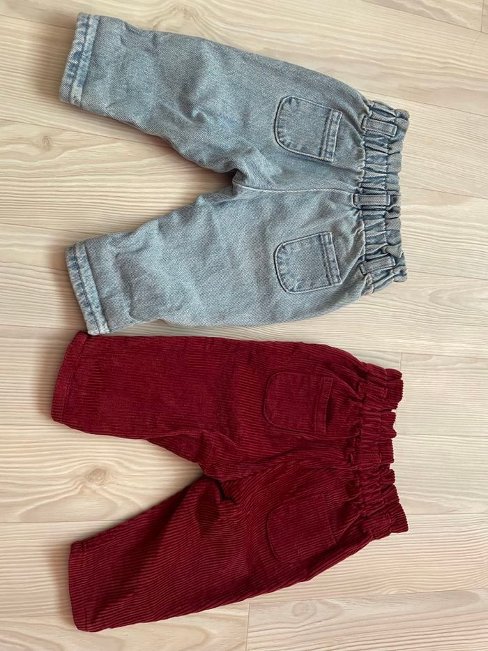 2 pantalons 6 mois - photo numéro 2