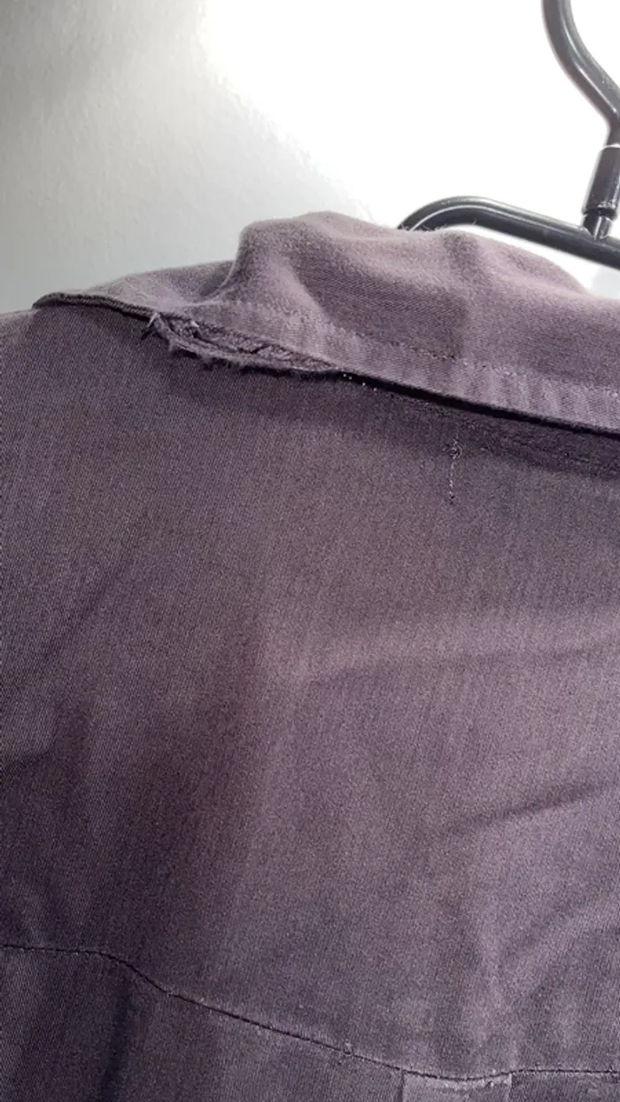 Robe chemise gris foncé taille 36 - photo numéro 4