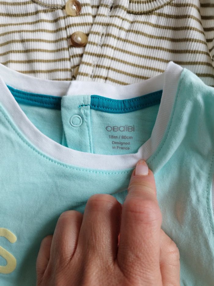 Lot 4 de débardeurs bébé garçon - photo numéro 4