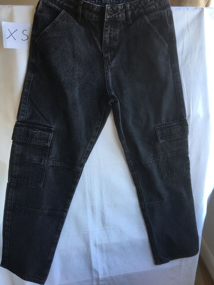 Jean Cargo Noir XS - photo numéro 1