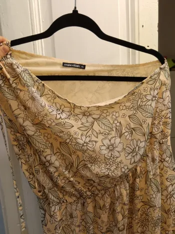 Robe longue asymétrique