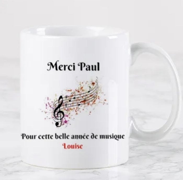Mug note de musique