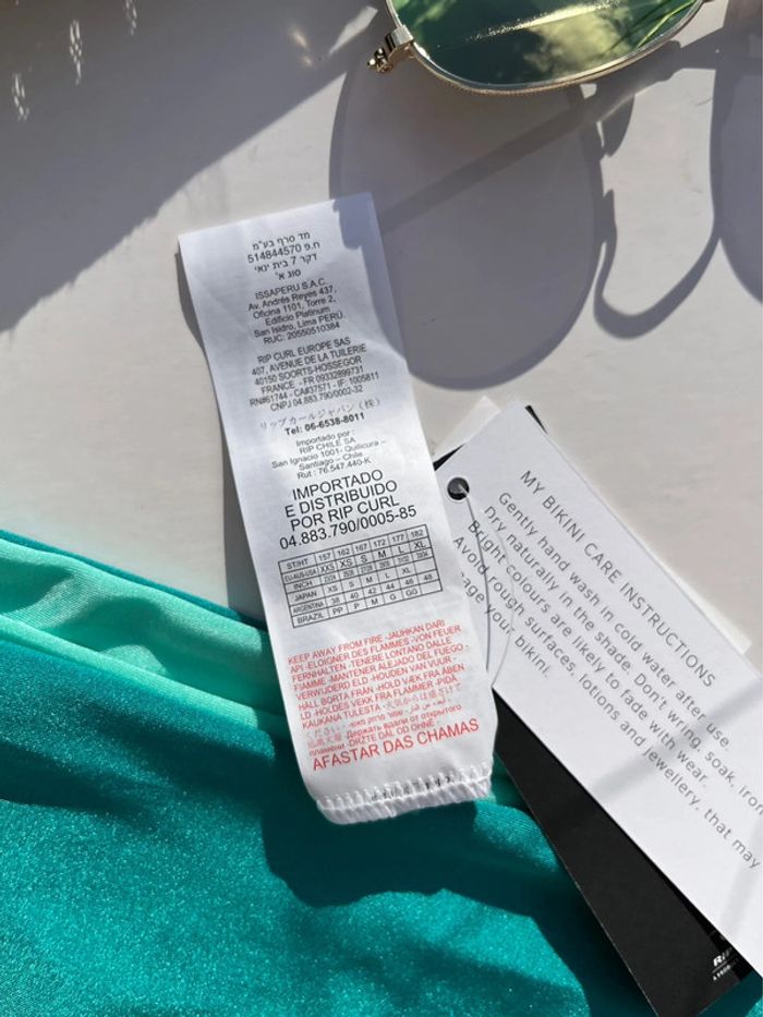 Bas de maillot de bain réversible en deux nuances de bleu - photo numéro 9