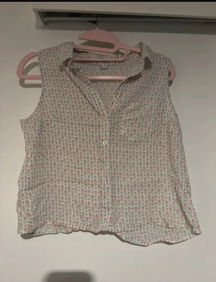 Blouse sans manches imprimé ethnique – Jennyfer – Taille 34 - photo numéro 7
