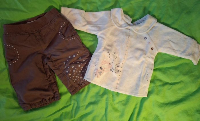 Ensemble fille 1 mois Petit kimbaloo