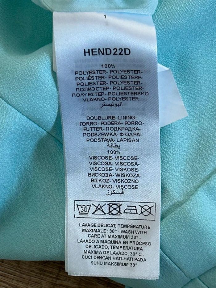 Combishort turquoise neuf sans manches Naf Naf taille 38 (valeur 65€) - photo numéro 16