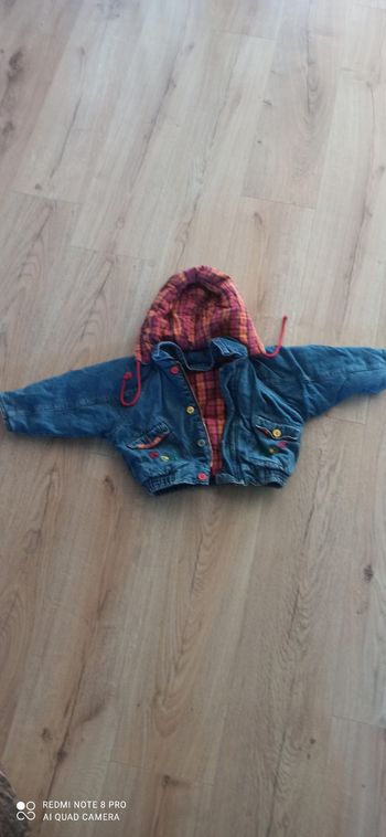 Blouson en jeans 18 mois