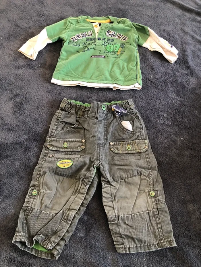 Lot vêtements bébé garçon 12 mois - photo numéro 2