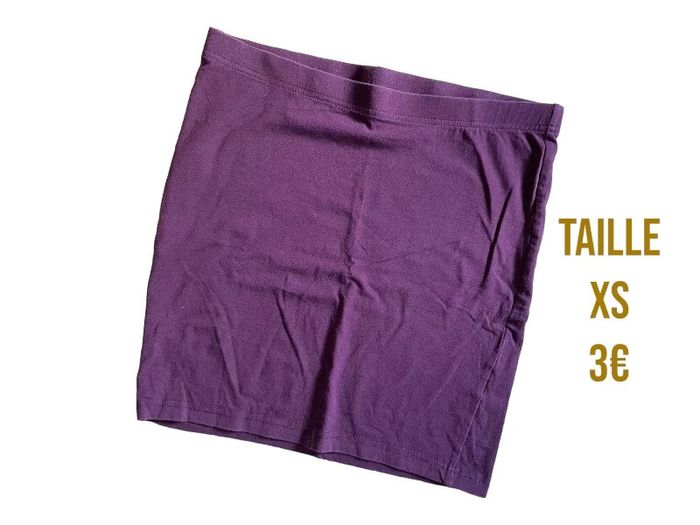 Mini jupe moulante bordeaux Vero Mode taille XS très bon état