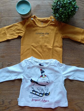 Lot de 2 maillots 6 mois