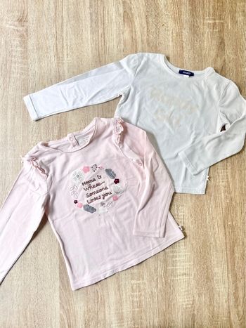 2 t-shirts fille